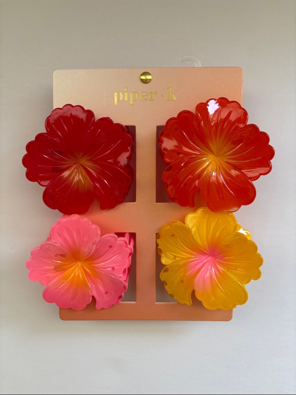 ☀️Piper-K Floral Hair Clips — Multi Pack